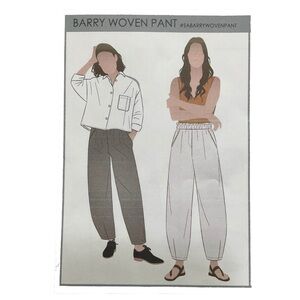 Sewing Pattern - Style Arc - Barry Woven Pants- MLPW071M